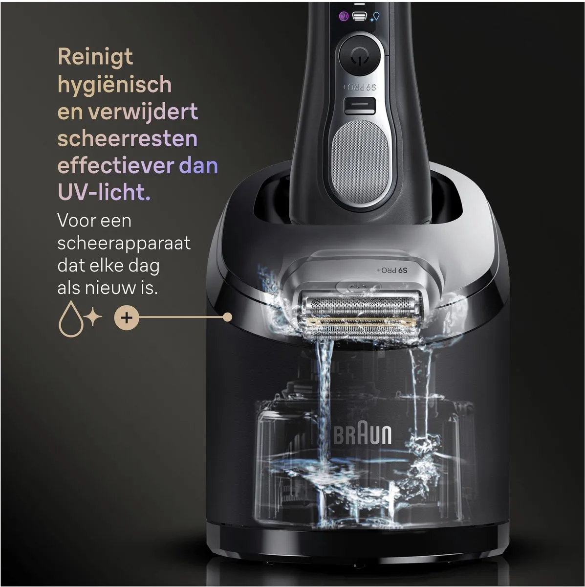 Braun Series 9 PRO+ 9660CC Scheerapparaat - Zwart - afbeelding 6 van 6