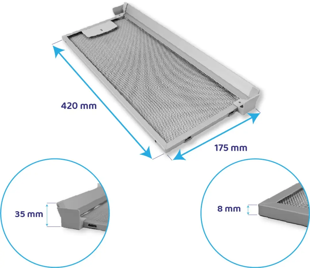 Bosch Metaalfilter 352812 - 420x175mm
