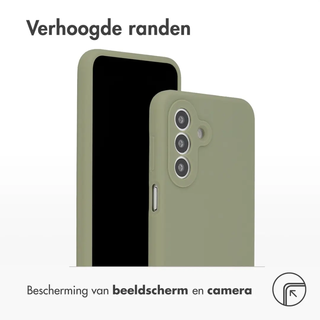 Accezz Hoesje Samsung Galaxy A27 - Liquid Silicone Groen