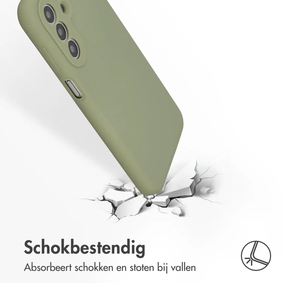 Accezz Hoesje Samsung Galaxy A27 - Liquid Silicone Groen