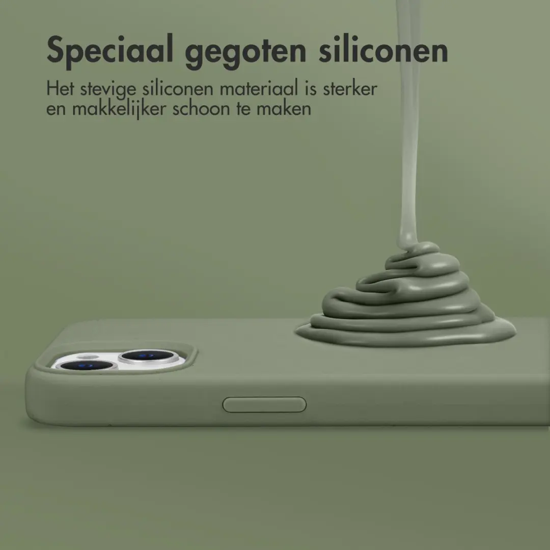 Accezz Hoesje Samsung Galaxy A27 - Liquid Silicone Groen