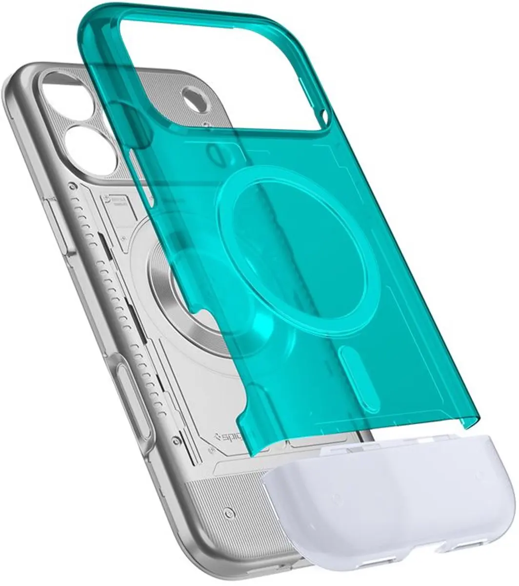 Spigen Classic C1 MagSafe iPhone 17 Pro Hoes - Transparent - afbeelding 6 van 6