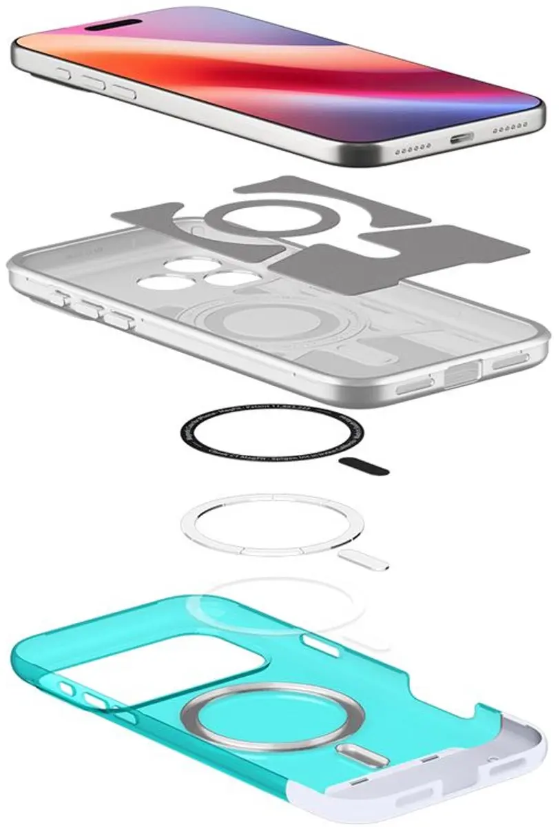 Spigen Classic C1 MagSafe iPhone 17 Pro Hoes - Transparent