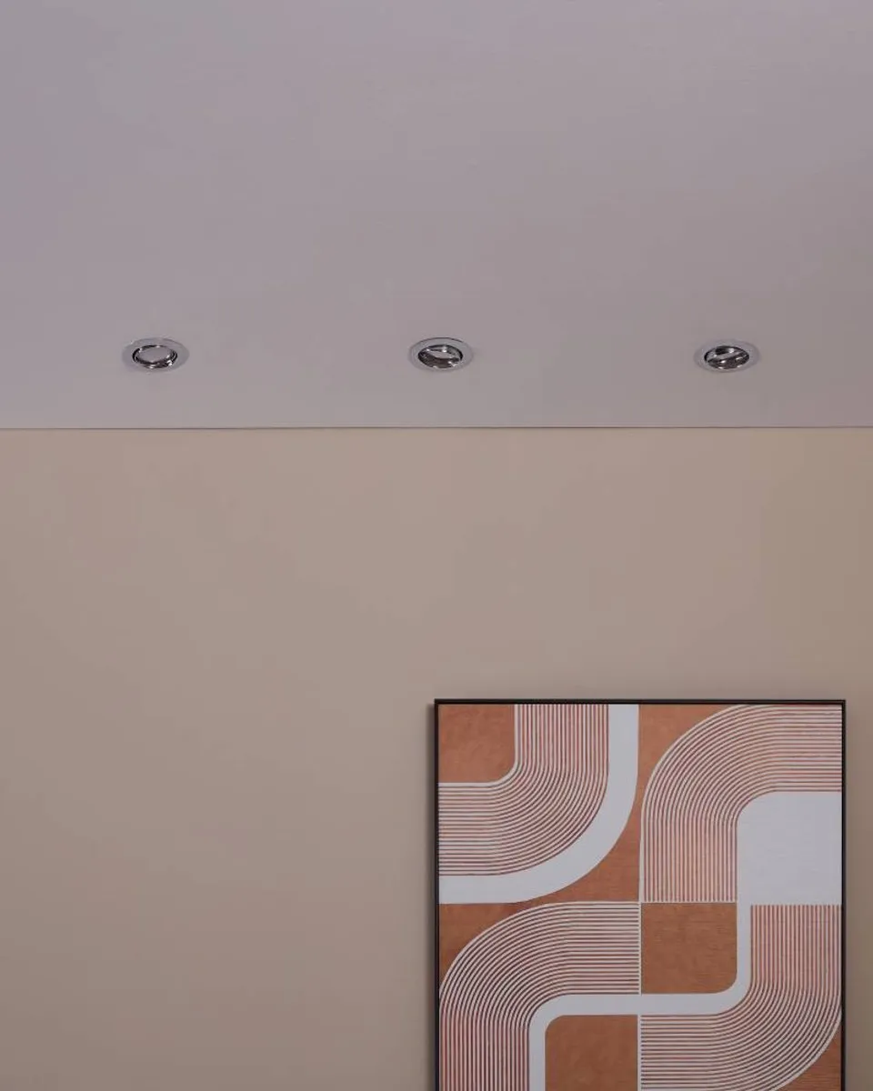 Eglo Peneto Inbouwspot LED Ø87mm Chroom - 3 Stuks