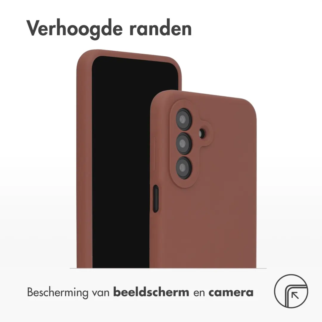Accezz Hoesje Samsung Galaxy A27 - Liquid Silicone - New Tea Brown
