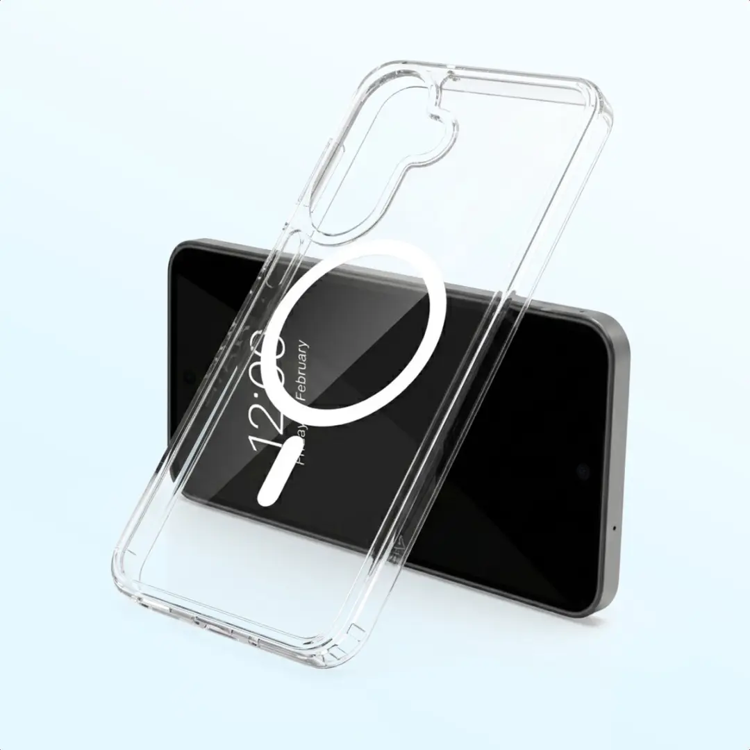 Accezz Xtreme Impact Backcover Samsung Galaxy A27 - Transparant met MagSafe Ring - afbeelding 6 van 6