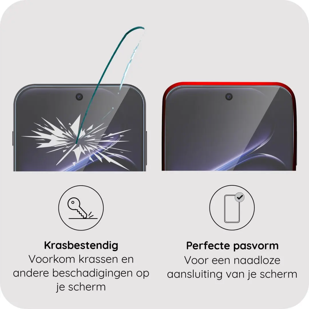 Just in Case Screenprotector OnePlus Nord 6 - Gehard Glas