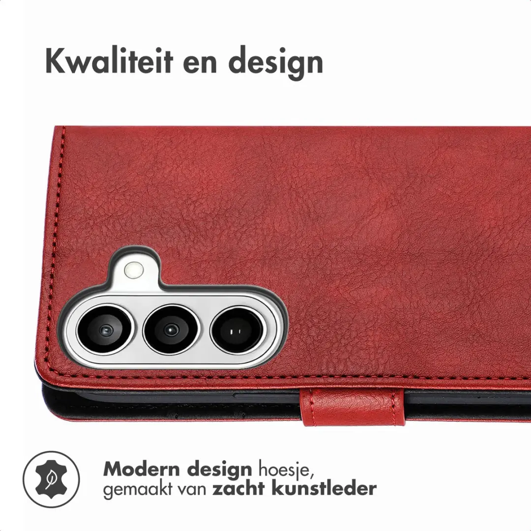 imosHion Hoesje Samsung Galaxy A27 - 3 Pasjes - Bordeaux