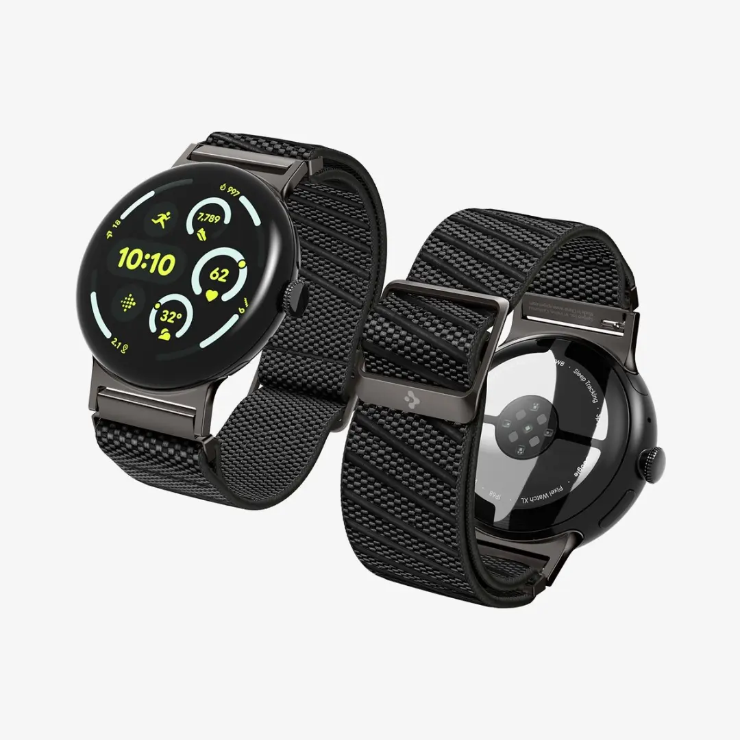 Spigen Lite Fit X-Bandje - Google Pixel Watch 41mm - Zwart - afbeelding 6 van 6