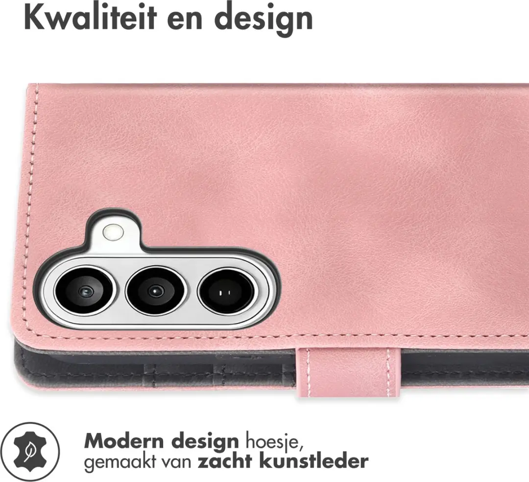 Imoshion Bookcase Hoesje Samsung Galaxy A27 - 3 Pasjes - Roze