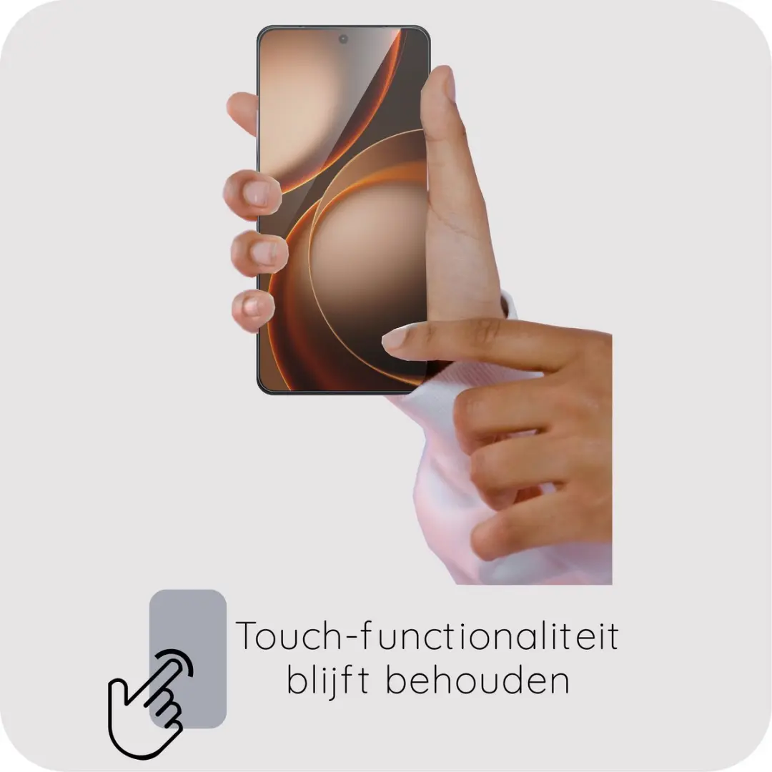 Just in Case Oppo Find X9 Ultra Screenprotector - Verhard Glas - afbeelding 6 van 6