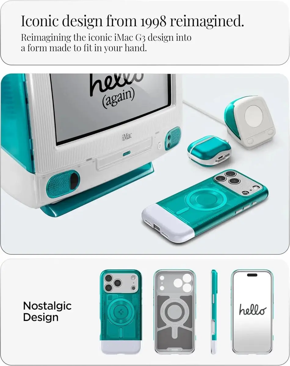 Spigen Classic C1 MagSafe iPhone 17 Pro Hoesje - Transparent