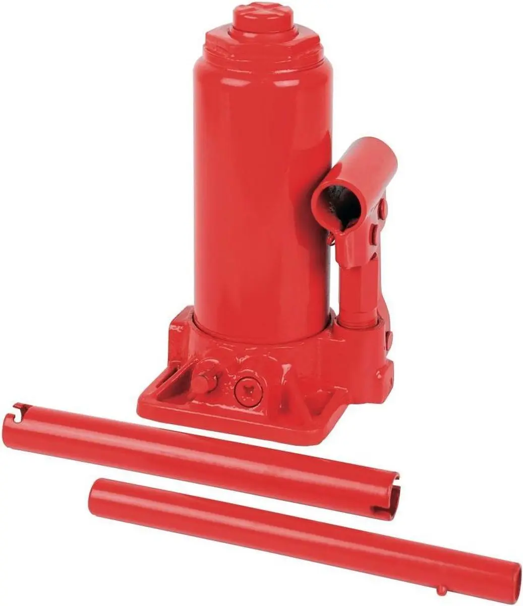 Brüder Mannesmann Hydraulische Krik 2t - 15,8-30,8cm Rood