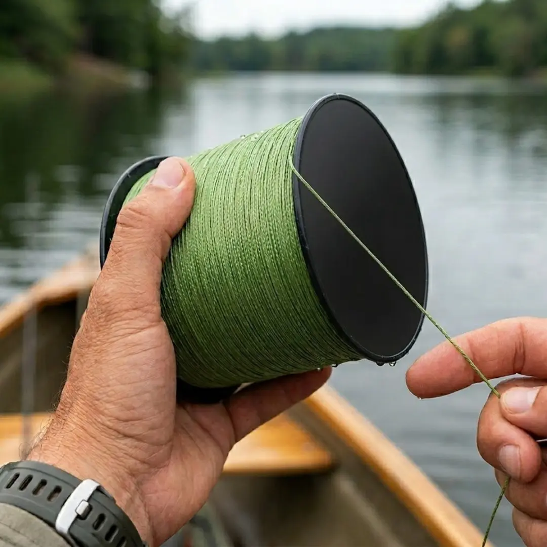 NuveX Groene Gevlochten Vislijn 300m 0,28mm - 18,14kg