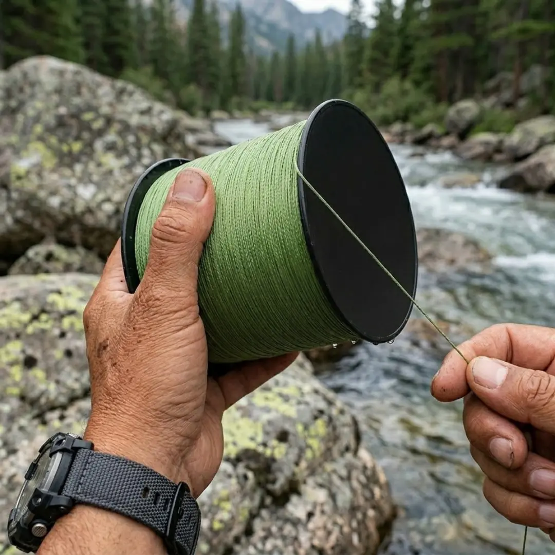 NuveX Groene Gevlochten Vislijn 300m 0,28mm - 18,14kg