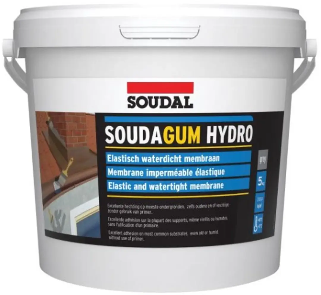 Soudal Soudagum Hydro Grijs 5kg
