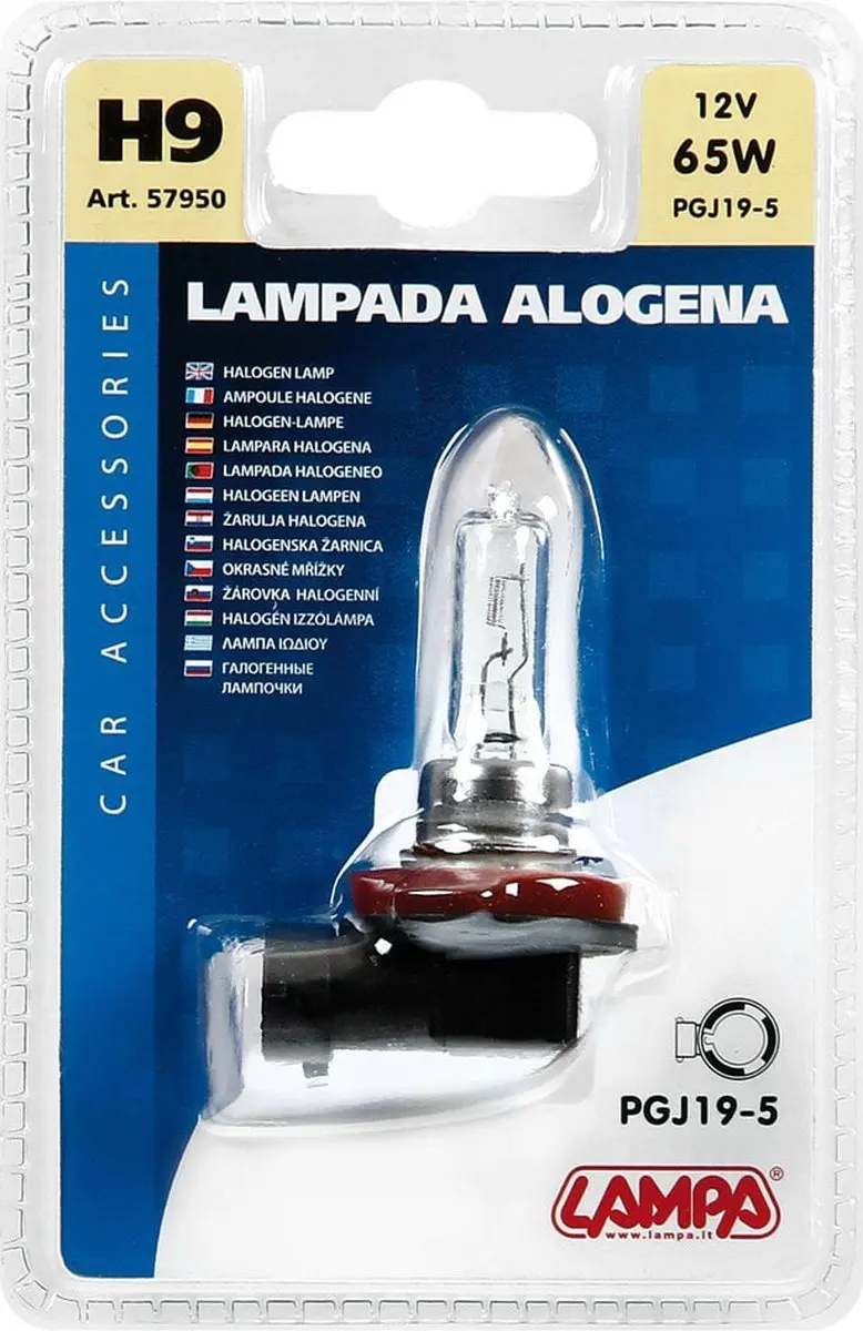 Lampa 12V Halogeenlamp H9 65W PGJ19-5 Autolamp