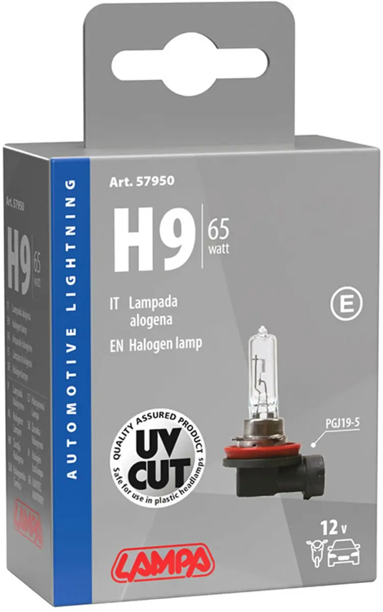 Lampa 12V Halogeenlamp H9 65W PGJ19-5 Autolamp