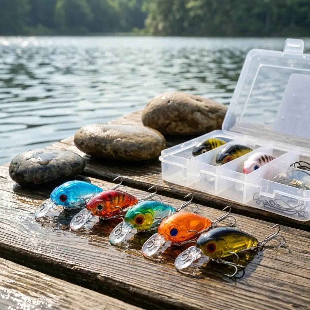 NUVEX Multicolor Crankbait Set - 8 Stuks