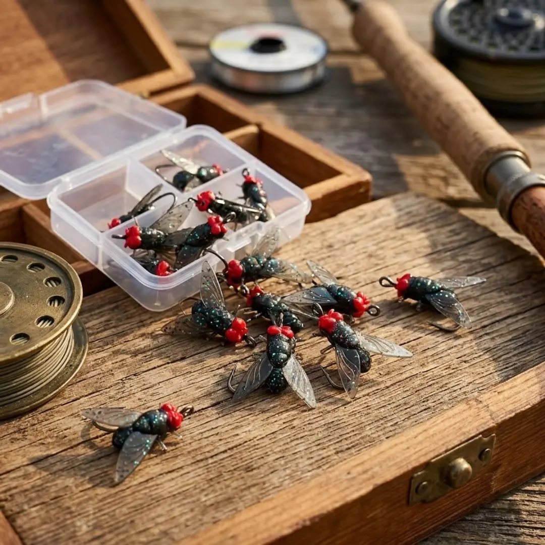 NUVEX Vis Aas Trolling Lure - 20 Stuks - Zwarte Kop