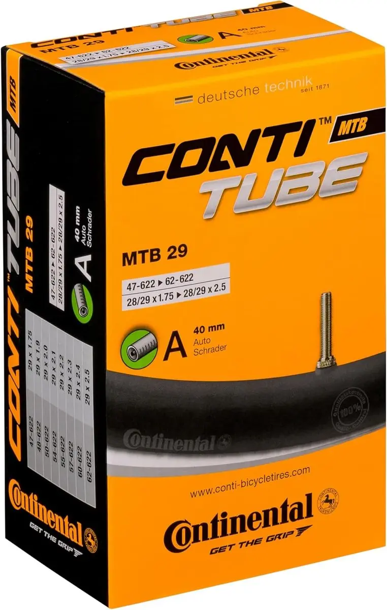 Continental MTB Binnenband 29 47-622 - 3 Stuks - Zwart