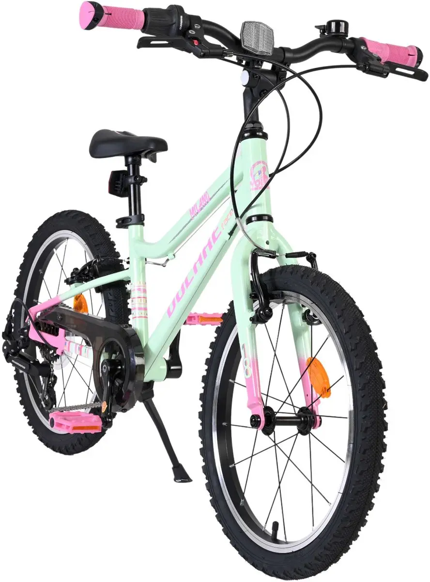Volare Milano Kinderfiets 18" Meisjes - Mintgroen - 3 Versnellingen