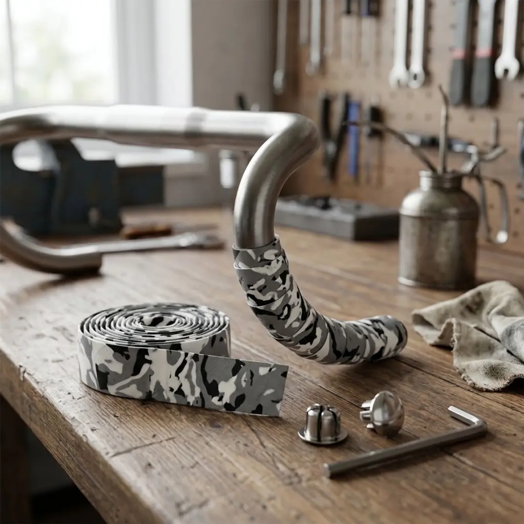 NUVEX Stuurtape Camouflage - Zwart/Wit - Unisex