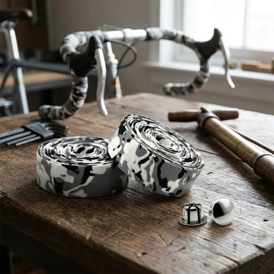 NUVEX Stuurtape Camouflage - Zwart/Wit - Unisex