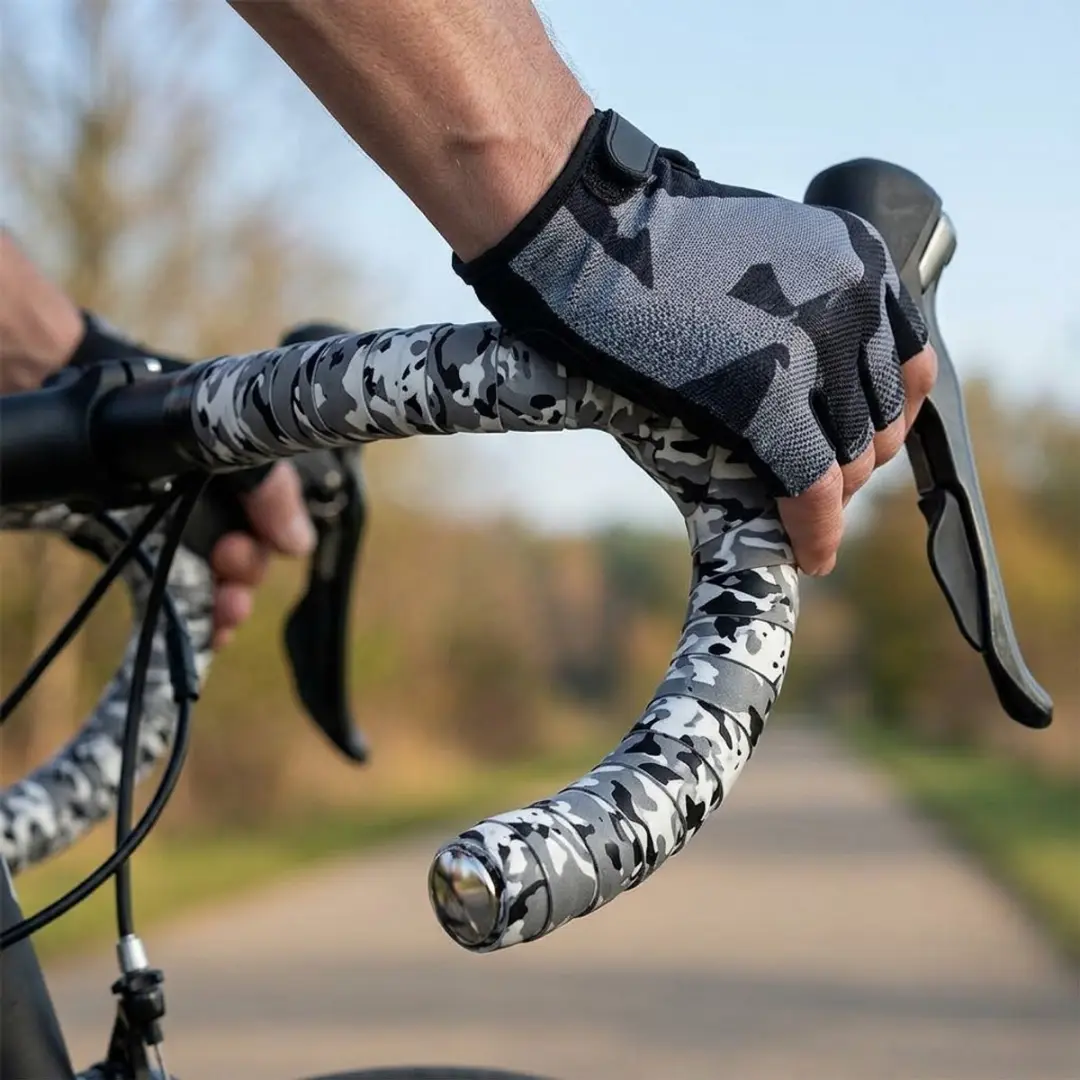 NUVEX Stuurtape Camouflage - Zwart/Wit - Unisex