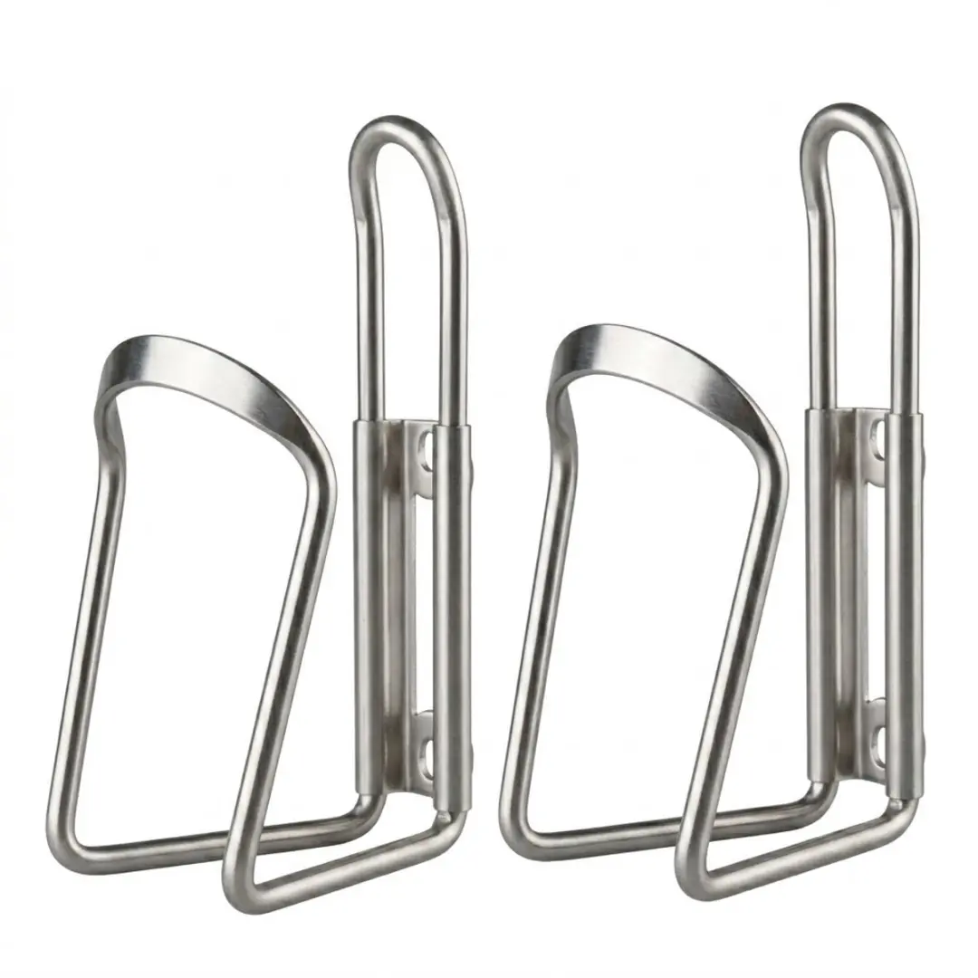 NUVEX Zilverkleurige Bidonhouder Set