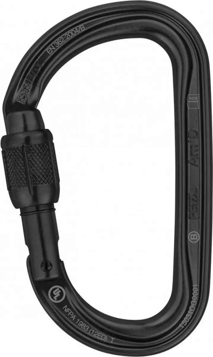 Petzl Am'D Screw Lock M34A SL Karabiner - Zilver