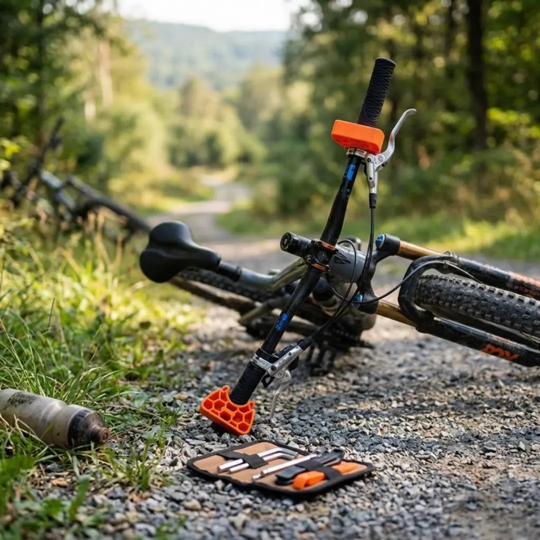 NUVEX Fietsreparatiestandaard 2-delig - Oranje