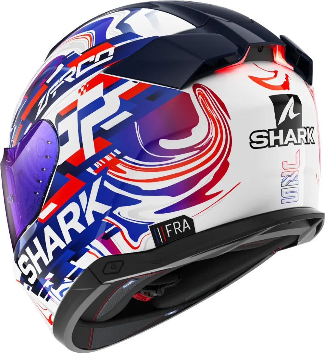 Shark Skwal i3 Replica Zarco GP Helm - XXL - Wit/Violet/Blaauw