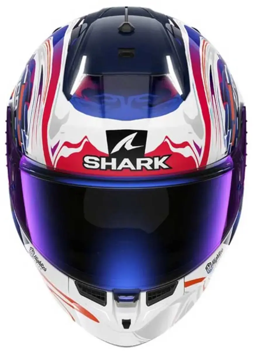Shark Skwal i3 Replica Zarco GP Helm - XXL - Wit/Violet/Blaauw