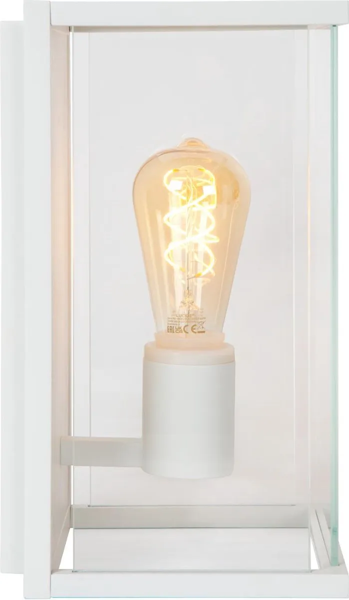 Lucide Claire Wandlamp E27 IP54 - Wit