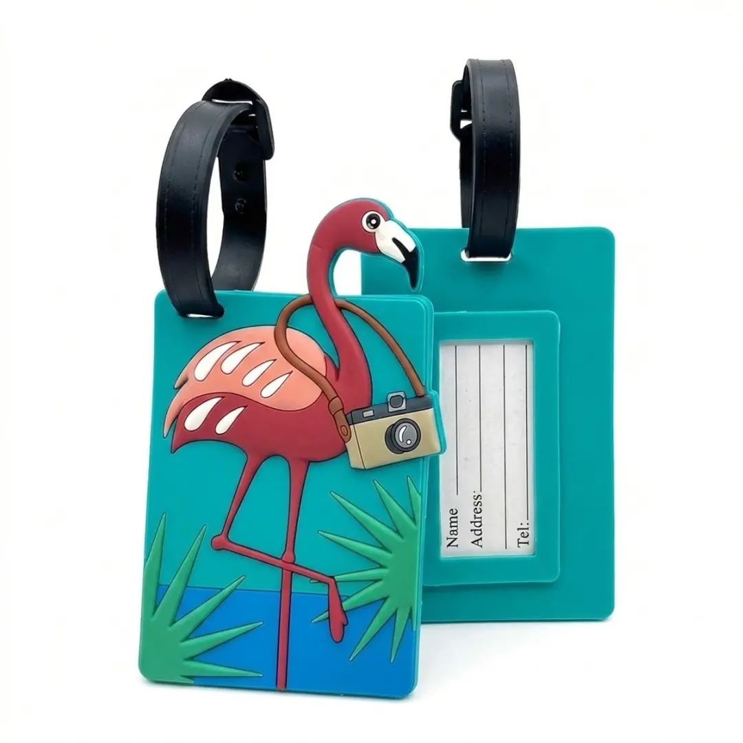 NuveX Flamingo Kofferlabel