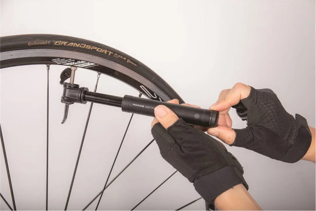 Topeak Roadie 2Stage Minipomp - Zwart