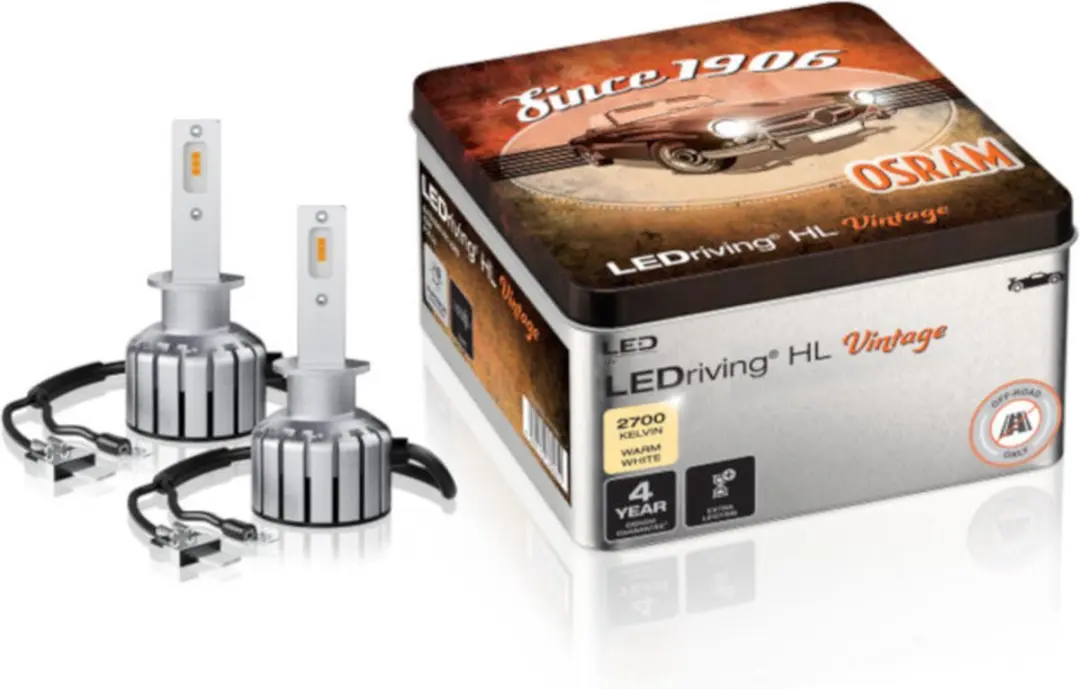 Osram LEDriving HL VINTAGE H1 64150DWVNT-2MB Set