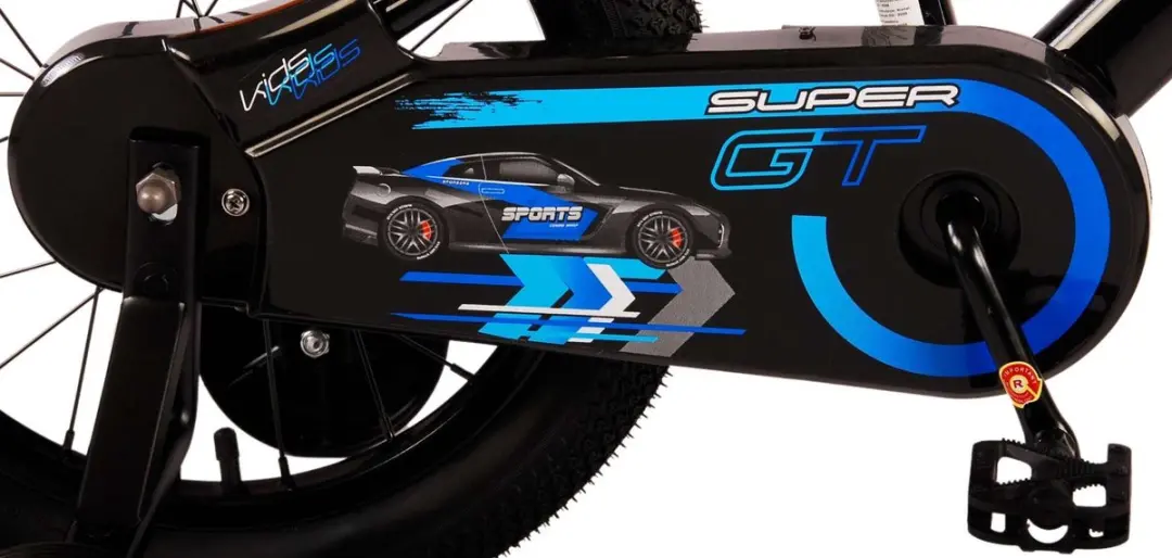 Volare Super GT Kinderfiets 16" - Jongens - Blauw - afbeelding 6 van 6
