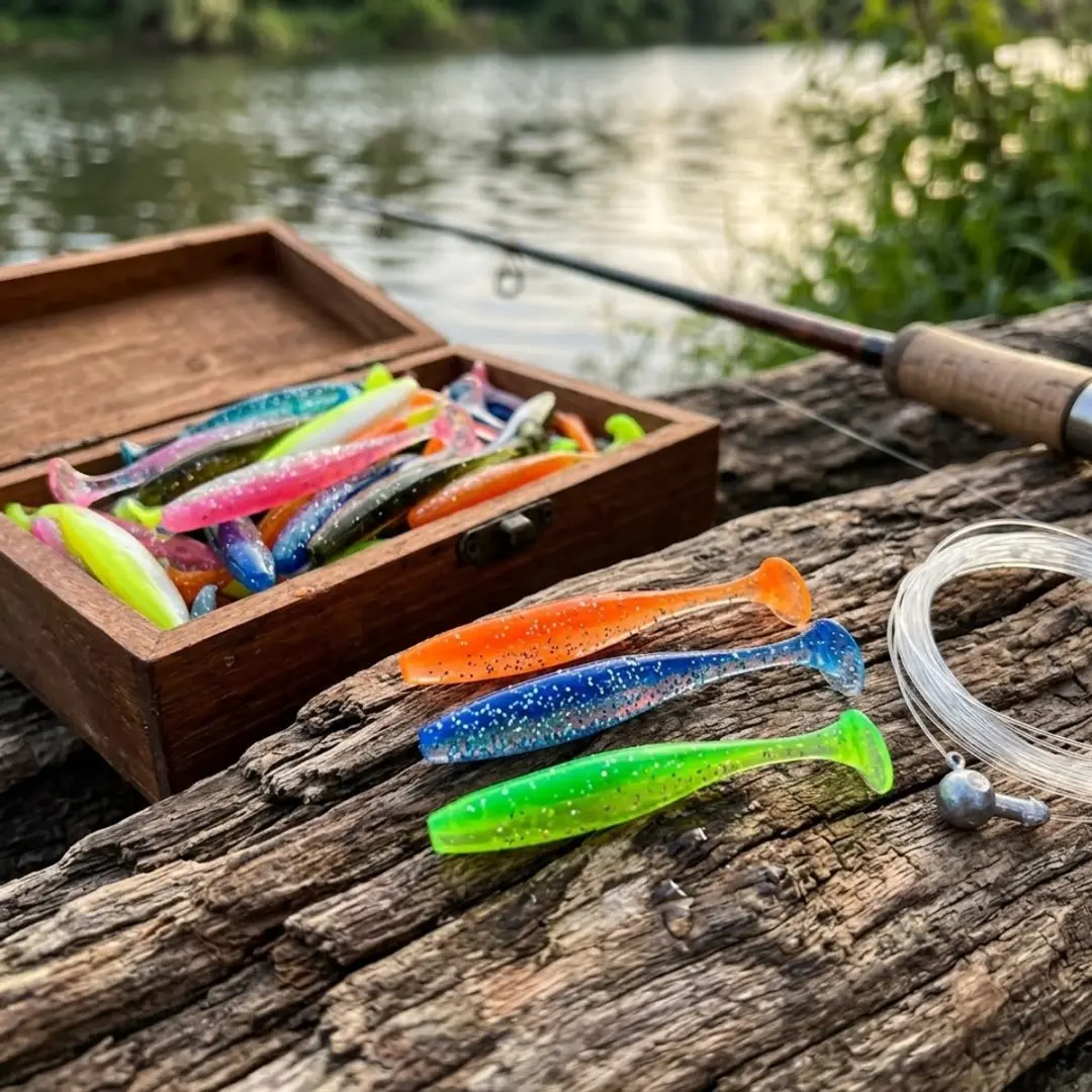 NUVEX Softbait Shad 5.5cm Multicolor - 50 Stuks