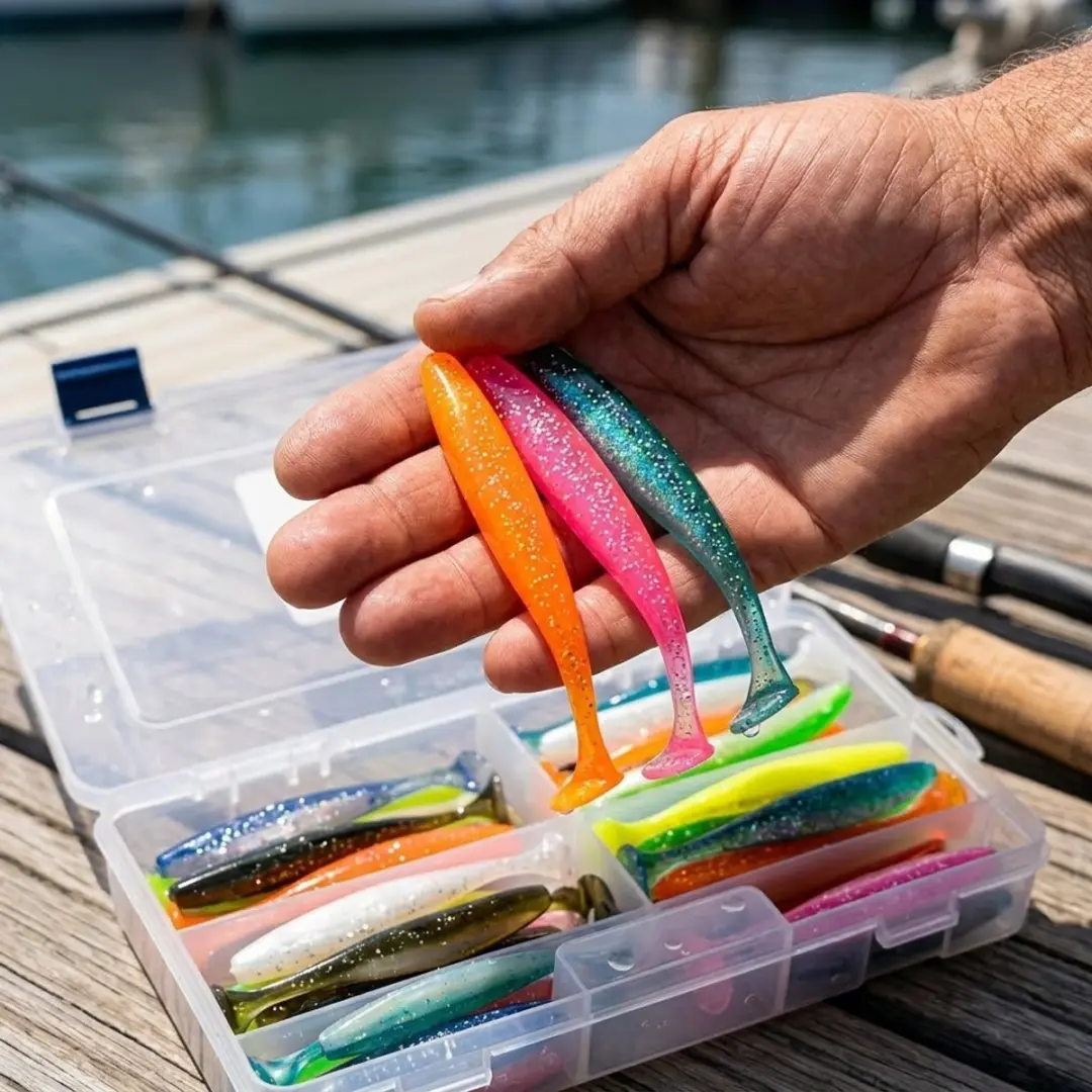 NUVEX Softbait Shad 5.5cm Multicolor - 50 Stuks