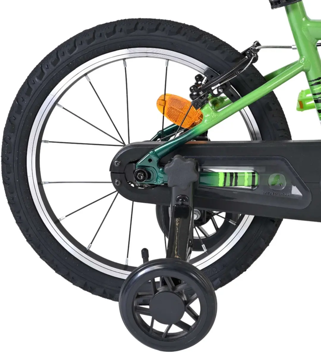 Volare Venom Kinderfiets 16" - Groen - 1 Versnelling