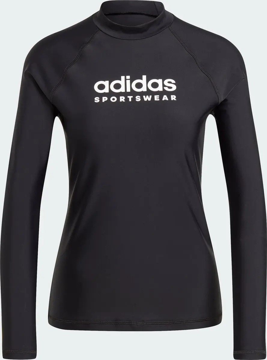 adidas Dames Rashguard Lange Mouwen - Zwart S - afbeelding 6 van 6