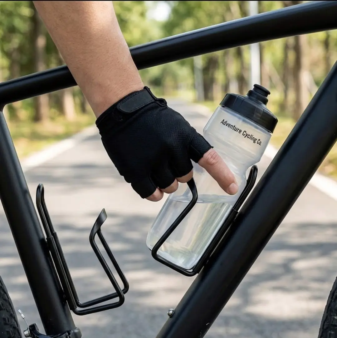 NUVEX Bidonhouder Set 2 Stuks - Lichtgewicht Metaal - Zwart