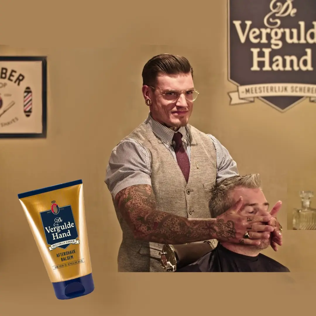 Vergulde Hand Aftershave Balsem Duo - 2x100ml