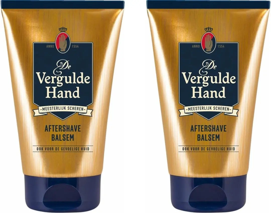 Vergulde Hand Aftershave Balsem Duo