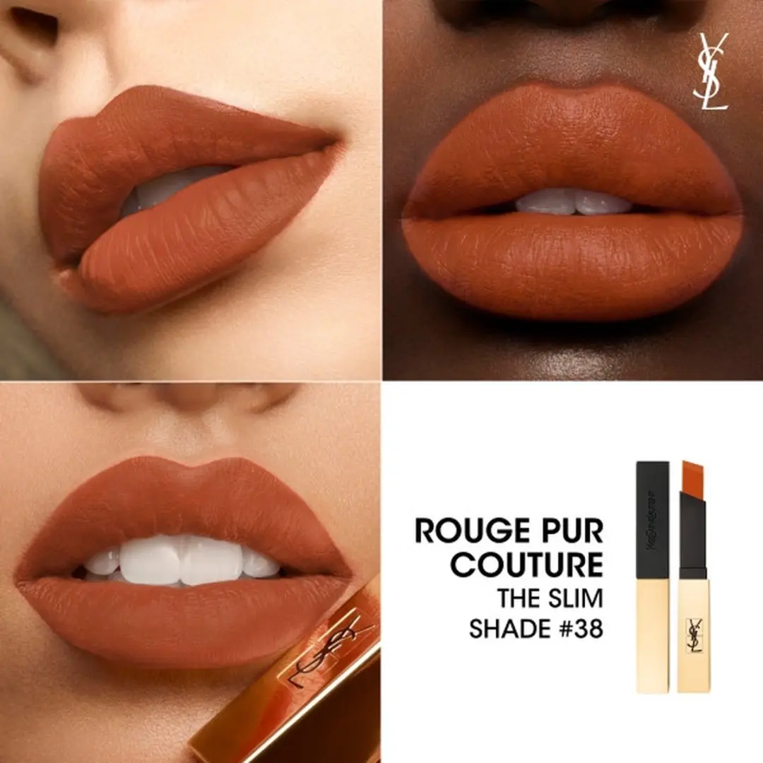 Yves Saint Laurent Rouge Pur Couture The Slim Lipstick 38 Flaming Rouge - 2ml