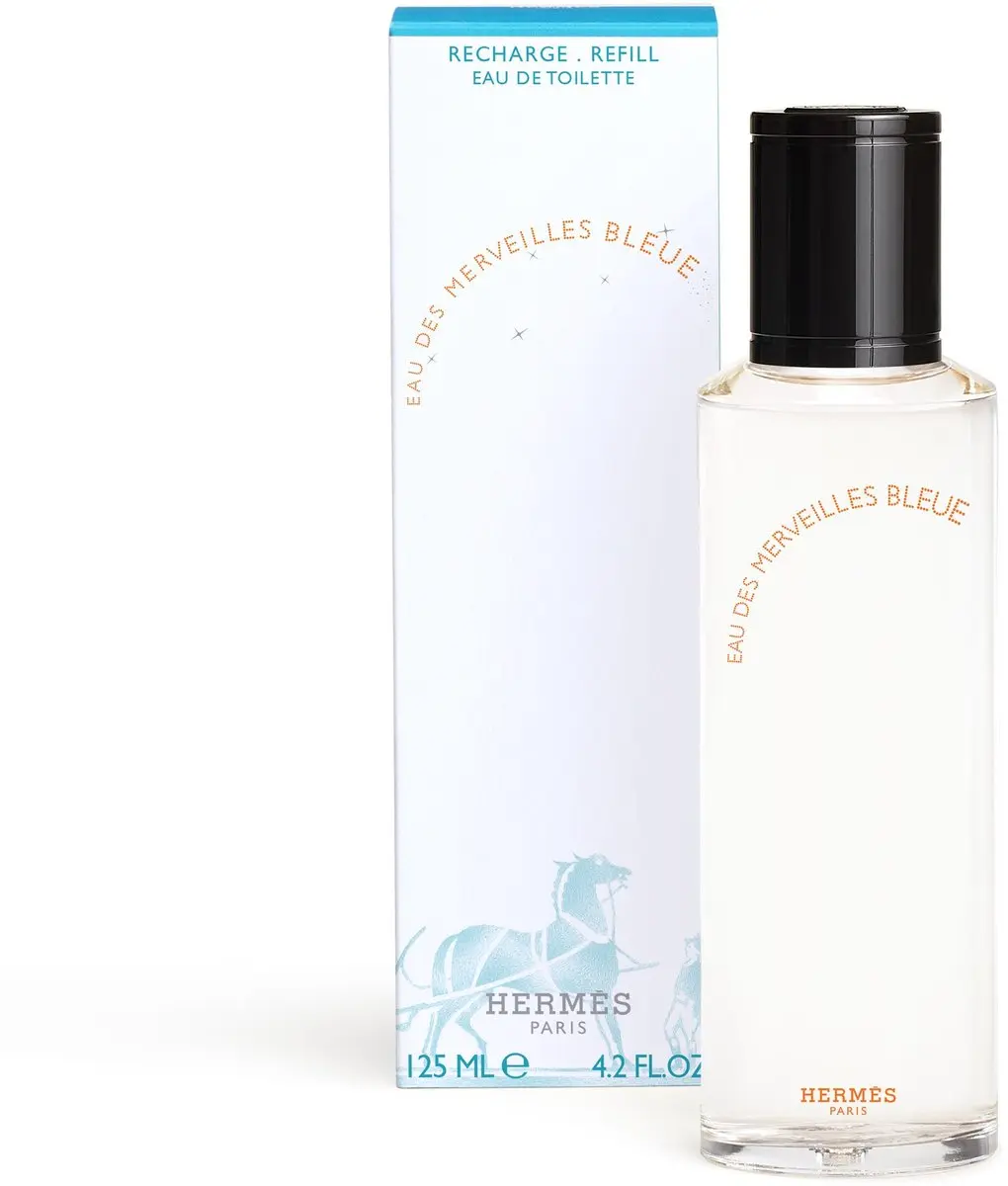 Hermès Eau des Merveilles Bleue Eau de Toilette Navulling 125ml