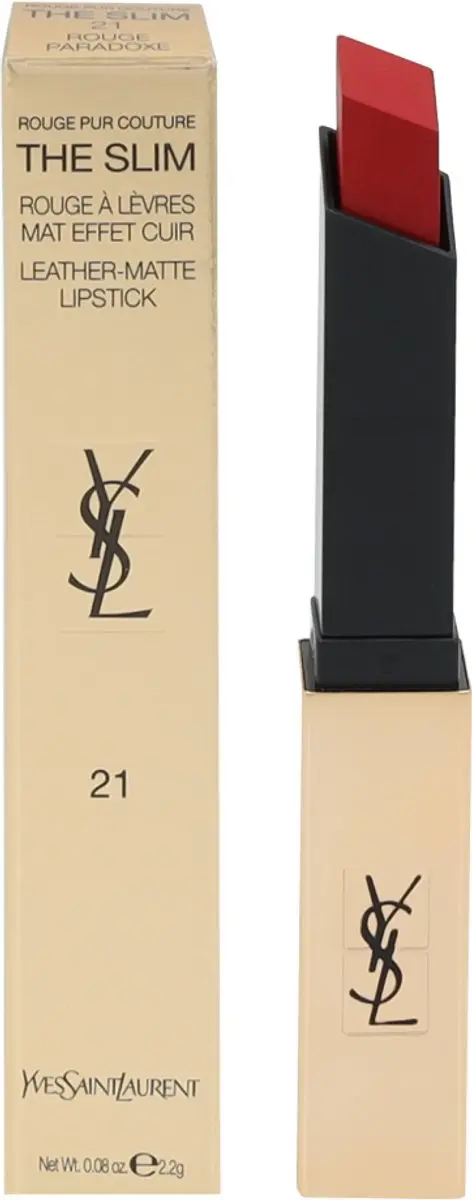 Yves Saint Laurent Rouge Pur Couture The Slim 21 - 2.2ml - Zwart - afbeelding 6 van 6