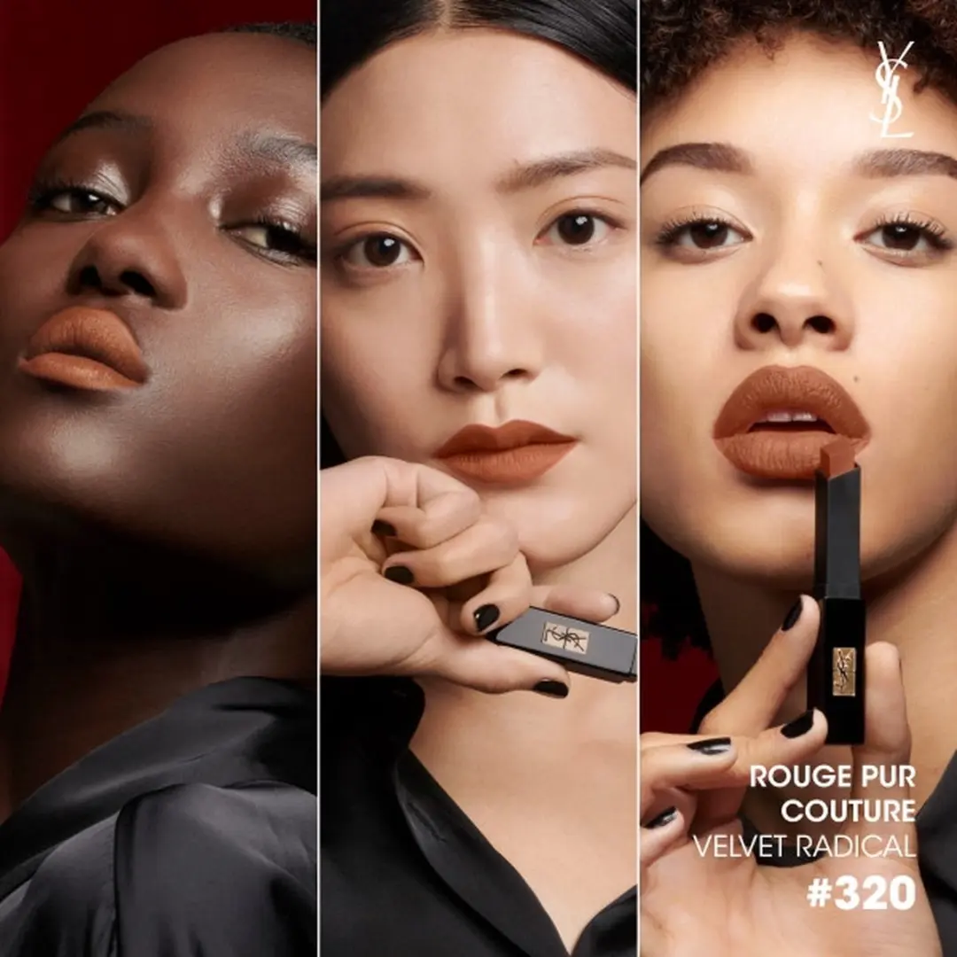 YSL The Slim Velvet Radical Lipstick 320 Scorching Brown - 2g